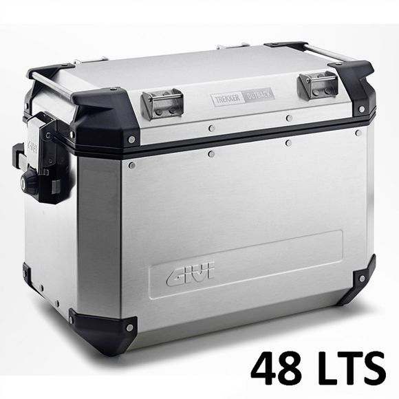 Bau-Lateral-Givi-Aluminio-Outback-48-lts-Polido--par- Bau-Lateral-Givi-Aluminio-Outback-48-lts-Polido--par-