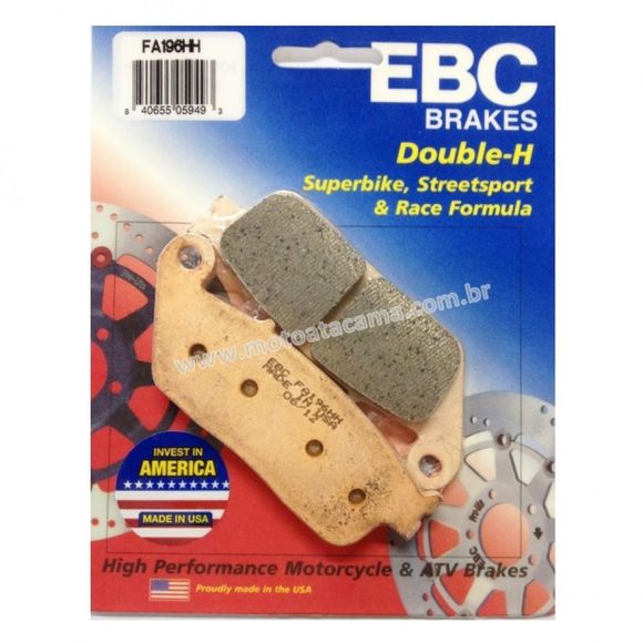 Pastilha-Freio-EBC-FA196HH Pastilha-Freio-EBC-FA196HH