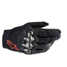 LUVA-ALPINESTARS-MEGAWATT-V2-preta-e-vermelha